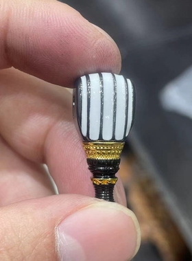 藏式文玩佛珠三通配件黄铜阿呆尸陀林玛瑙分体三通佛塔手链项链