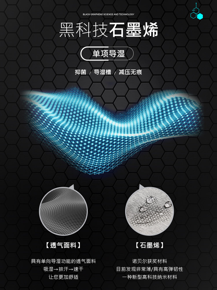 猫人石墨烯男士三角纯棉夏季头内裤 miiow猫人嘉士洛奇内裤