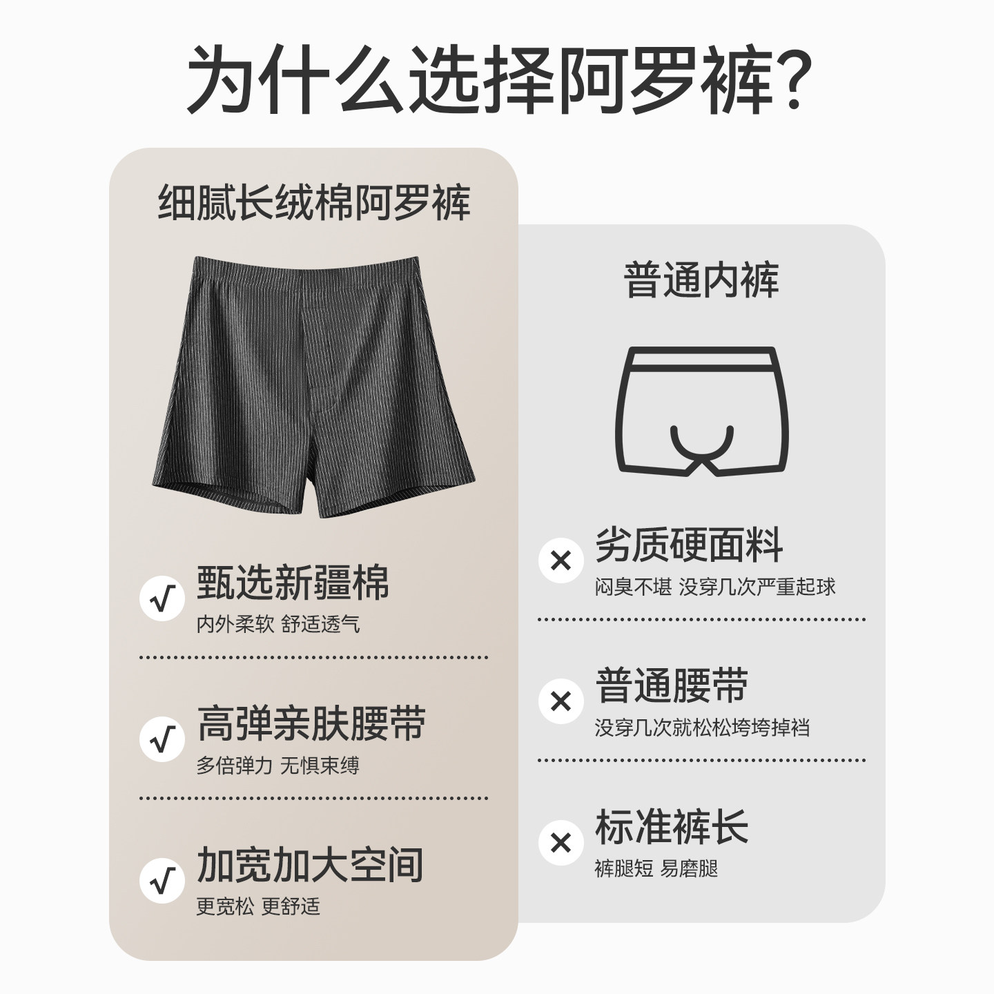 猫人阿罗裤男宽松版男士内裤纯棉男生2025新款四角裤家居睡裤大码,淘宝优惠券,粉丝福利购,淘宝优惠卷