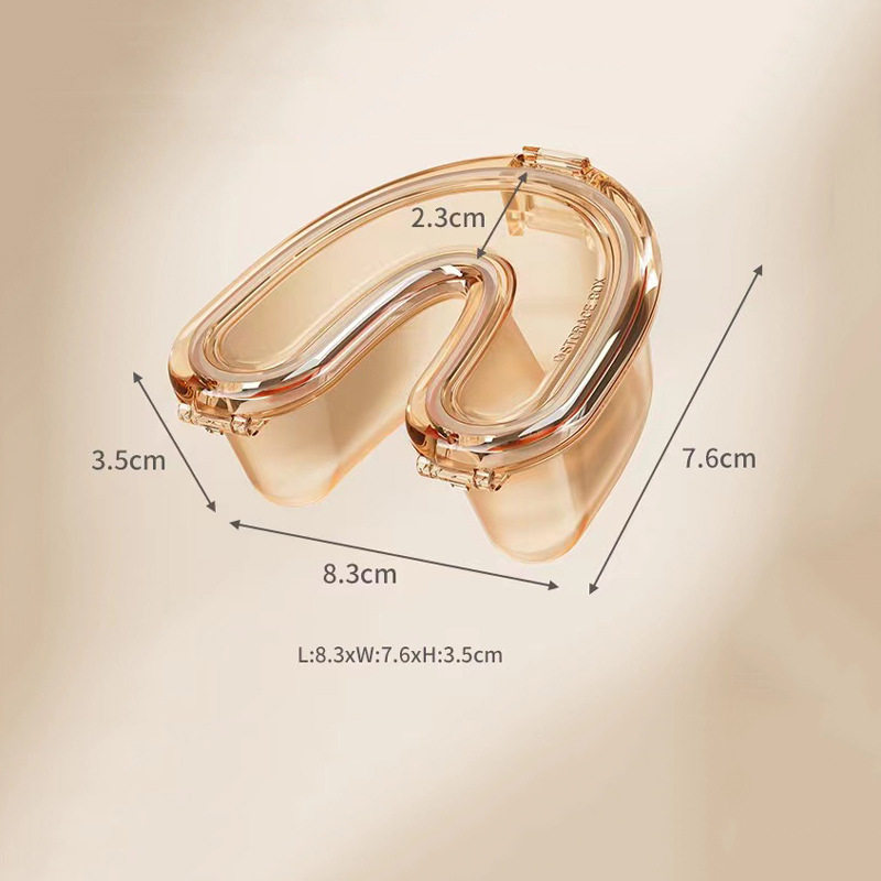 牙套收纳盒U型随身携带隐形矫正器牙齿儿童保持器收纳密封盒子,淘宝优惠券,粉丝福利购,淘宝优惠卷