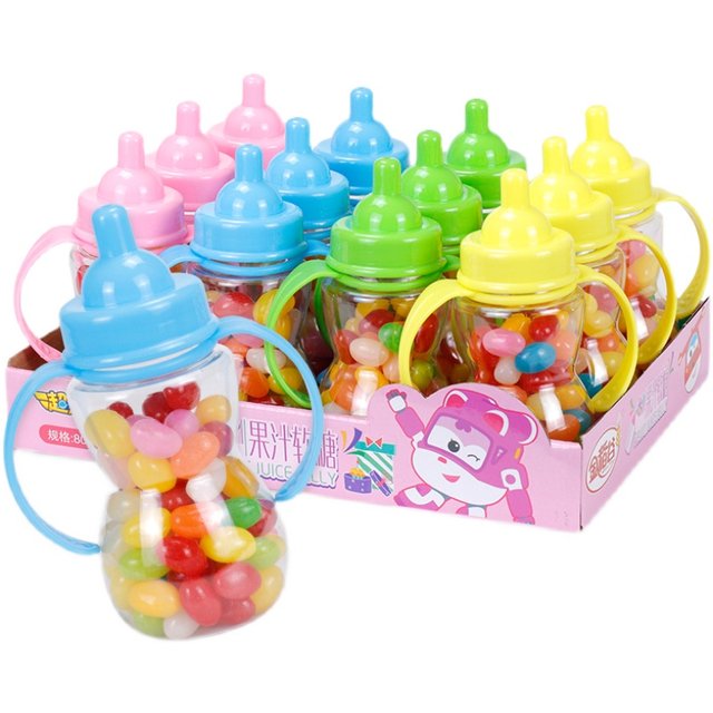 Golden Rice Bottle Juice Gummy Pearl Jelly Bean