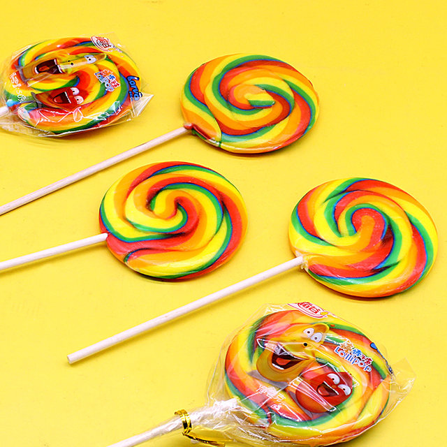 Golden Rice Colorful Wave Board Candy Colored Lollipop