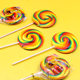 Golden Rice Colorful Wave Board Candy Colored Lollipop