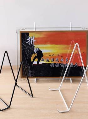 画架展示架铁艺桌面迷你小画架欧式展架画板创意台式照片托架
