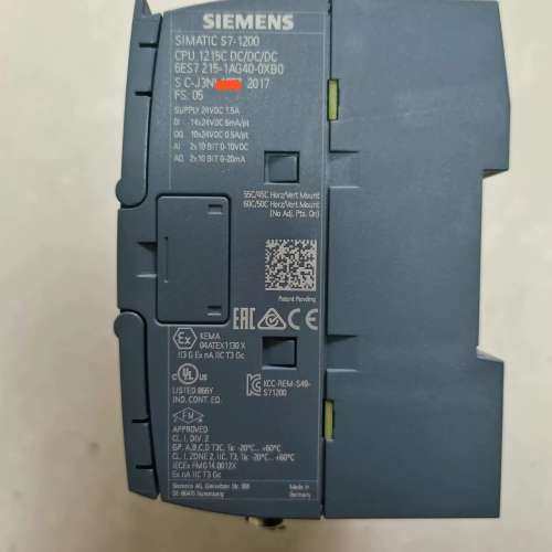 西门子SIMATIC S7-1200 CPU模块，型号CPU - 图0
