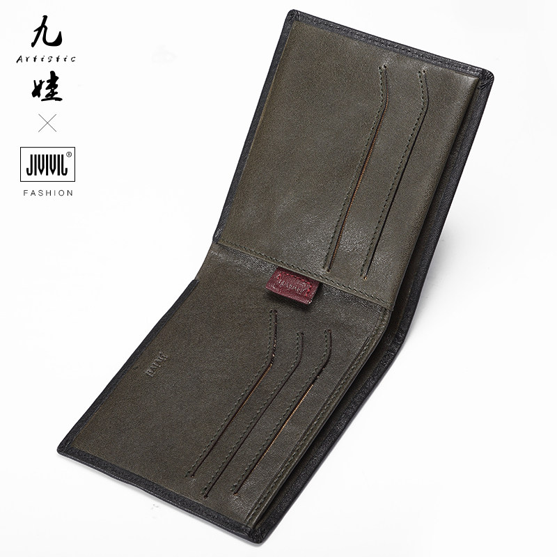 名牌真皮男士学生简约2019新款钱包 JIVIVIL钱包