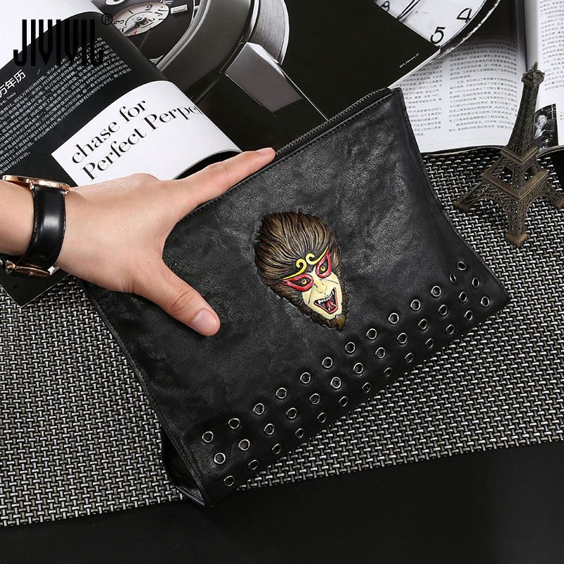 jivivil /九娃男士手包2019手拿 JIVIVIL男士包袋