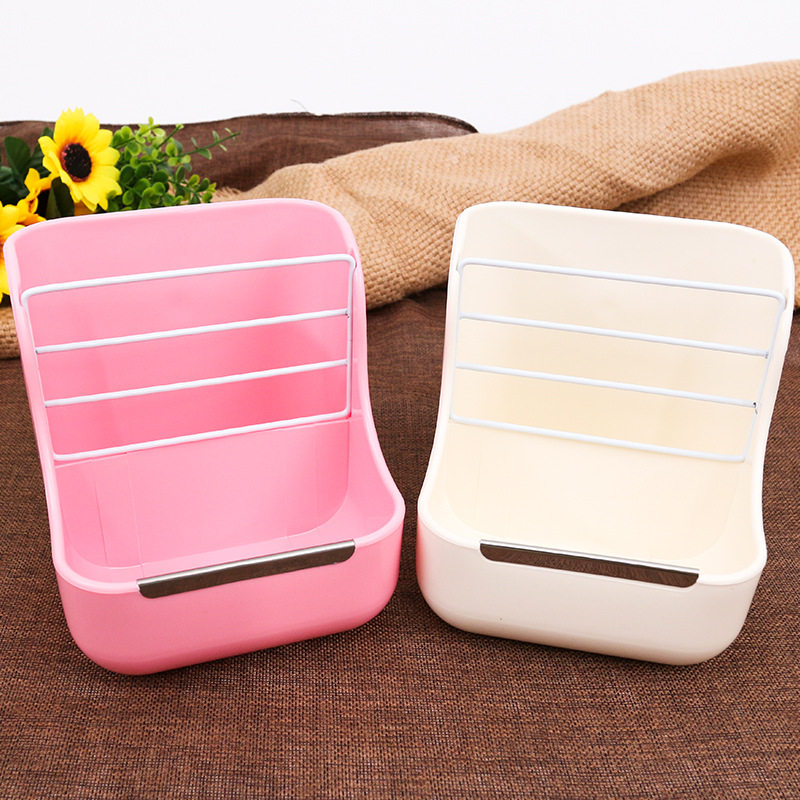 兔子二合一两用草架食盆固定式弹簧龙猫豚鼠食盒草架食盆宠物用品,淘宝优惠券,粉丝福利购,淘宝优惠卷