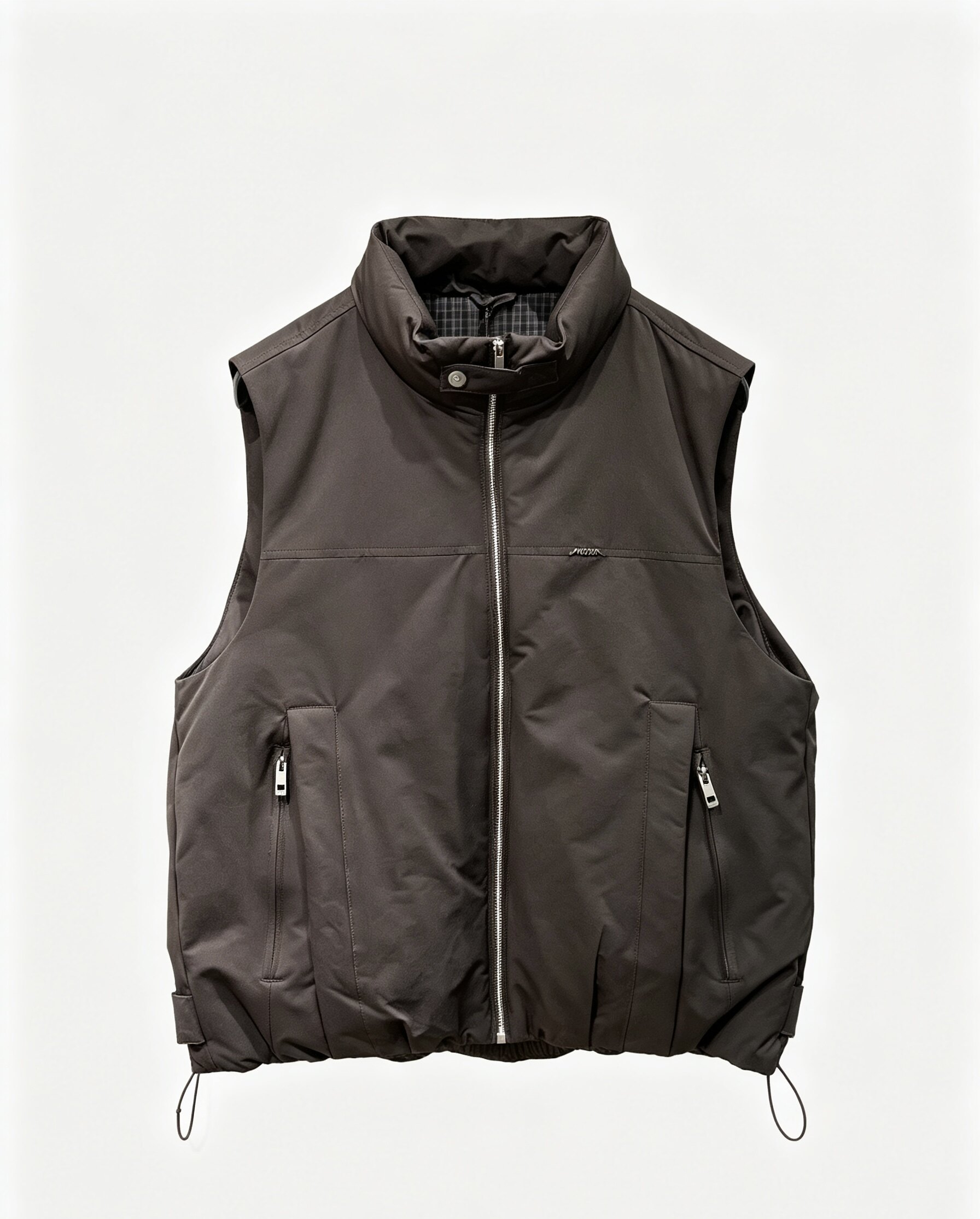 2026 Autumn and Winter New Men's Stand Collar Sleeveless Down Vest Jacket Simple and Versatile Casual Waistcoat Top