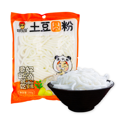 锅佬倌土豆圆粉条200g麻辣烫砂锅粉凉拌热炒火锅食