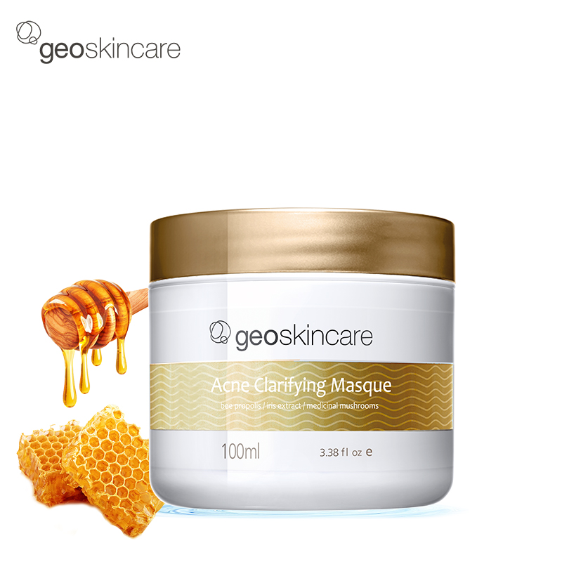 geoskincare纽西之谜旗舰店geoskincare/纽西之谜蜂胶净痘套装控油洁面乳爽肤水乳液泥膜3