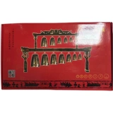 Бронзовые антикварные двойные плоские квадратные часы Zenghou Yi Древний музыкальный инструмент Xi'an Туристические сувениры, терракоттские воины и ремесленные поделки из ручной работы