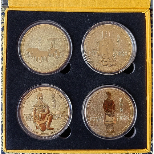 Монеты, сувенир, комплект, подарок на день рождения, 4 предмета