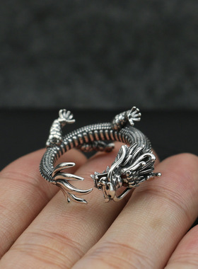 霸气戒指龙头指环男女个性