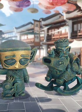 山海经系列国潮盲盒摆件四川文创纪念品现货批发义乌小商品直销货