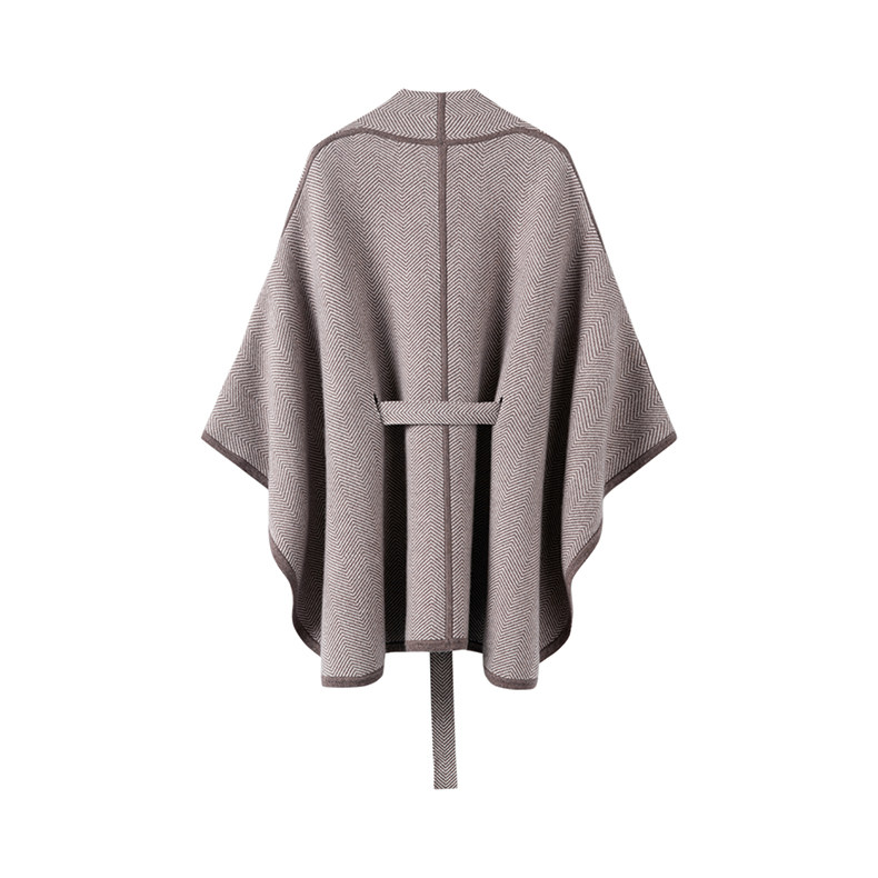 高端羊绒披肩~100纯山羊绒宽松大码斗篷秋冬简约毛衣女,淘宝优惠券,粉丝福利购,淘宝优惠卷