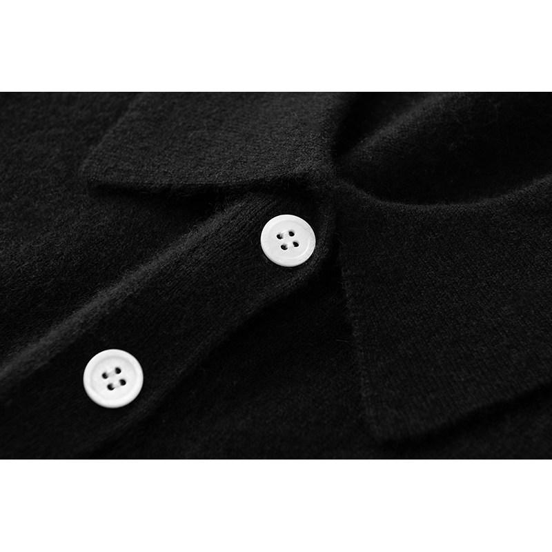 舒适无限！不挑人人气款POLO领羊绒开衫女毛衣宽松针织衬衫SS281,淘宝优惠券,粉丝福利购,淘宝优惠卷