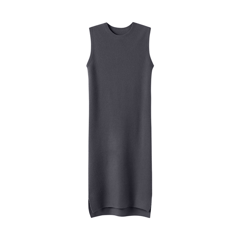 爱到灵魂深处！纯山羊绒衫女两件套秋冬纯色大开衫无袖长裙,淘宝优惠券,粉丝福利购,淘宝优惠卷