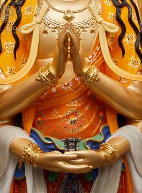 圣丰造像黄铜佛像千手千眼观音