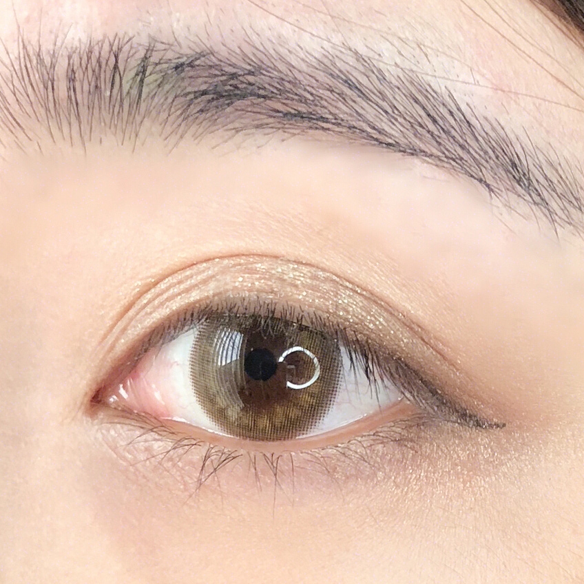 视客眼镜旗舰店日本妆美堂蜷川实花美瞳小直径女nadeshiko绿色隐形眼镜日抛10片3