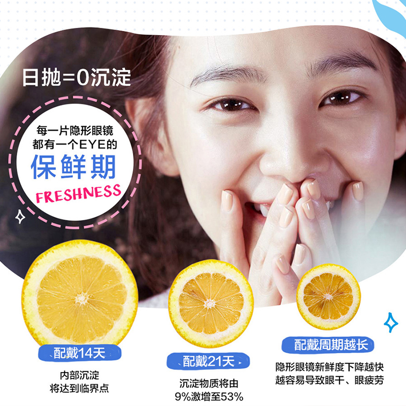 视客眼镜旗舰店正品】强生隐形近视眼镜舒日日抛30片*2装安视优半月欧舒适盒3