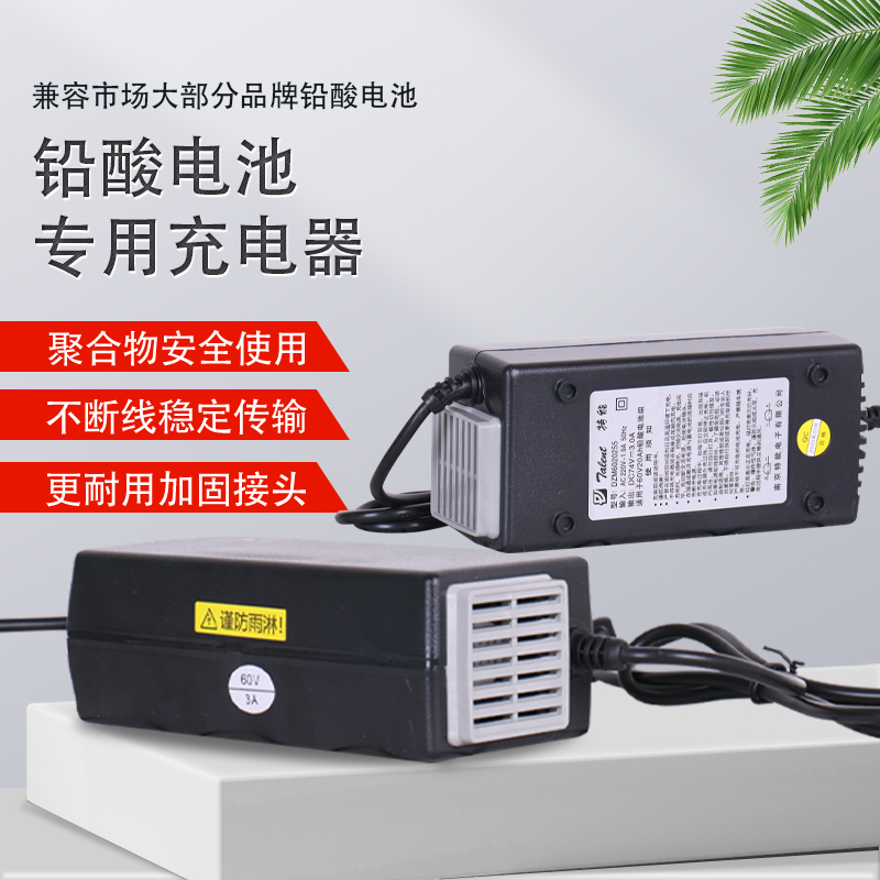 南京特能充电器新款原装智能断电大功率专用48v60v20ah64v72v96v-图0