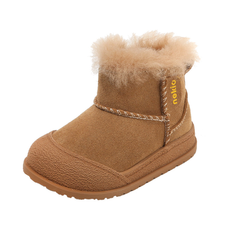 冬季儿童雪地棉靴男女小童加绒保暖宝宝短靴子防滑软底学步婴儿鞋,淘宝优惠券,粉丝福利购,淘宝优惠卷