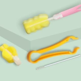 迪咕咪 Средство детской гигиены, моющее средство для бутылочек, ершик для бутылочки, щетка, гигиеническая поролоновая щеточка, комплект, сушилка, 2022