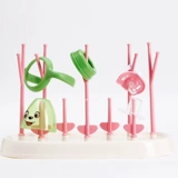 迪咕咪 Средство детской гигиены, моющее средство для бутылочек, ершик для бутылочки, щетка, гигиеническая поролоновая щеточка, комплект, сушилка, 2022