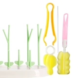 迪咕咪 Средство детской гигиены, моющее средство для бутылочек, ершик для бутылочки, щетка, гигиеническая поролоновая щеточка, комплект, сушилка, 2022