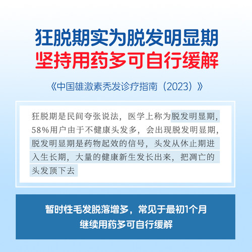 半年装蔓迪米诺地尔酊防脱发生发液药90增发密育发曼迪官方旗舰店 - 图3