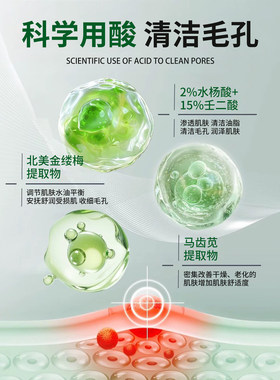 水杨酸棉片祛痘控油清洁去黑头粉刺闭口医刷收缩毛孔酸专用湿敷棉
