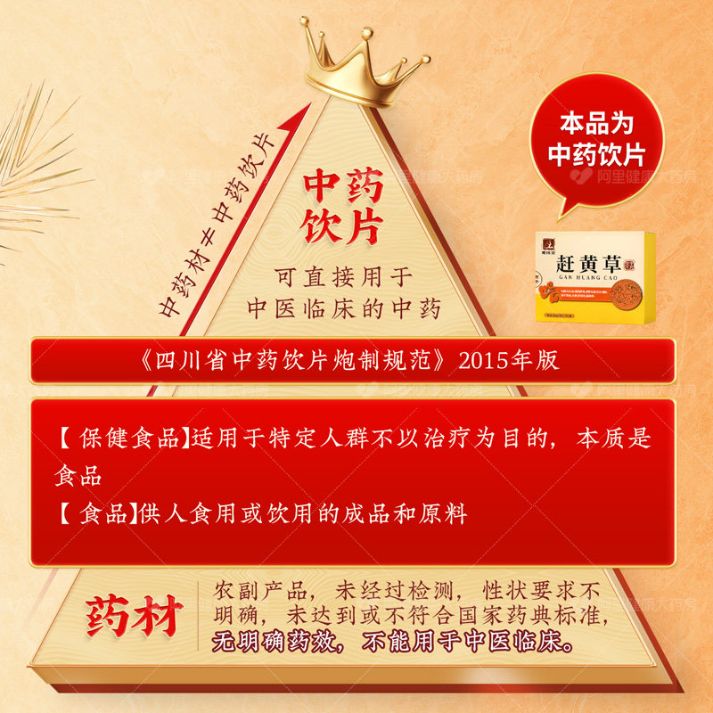 蜀陈堂赶黄草45袋135g熬夜饮酒护肝茶养肝茶中药材饮片官方旗舰店,淘宝优惠券,粉丝福利购,淘宝优惠卷