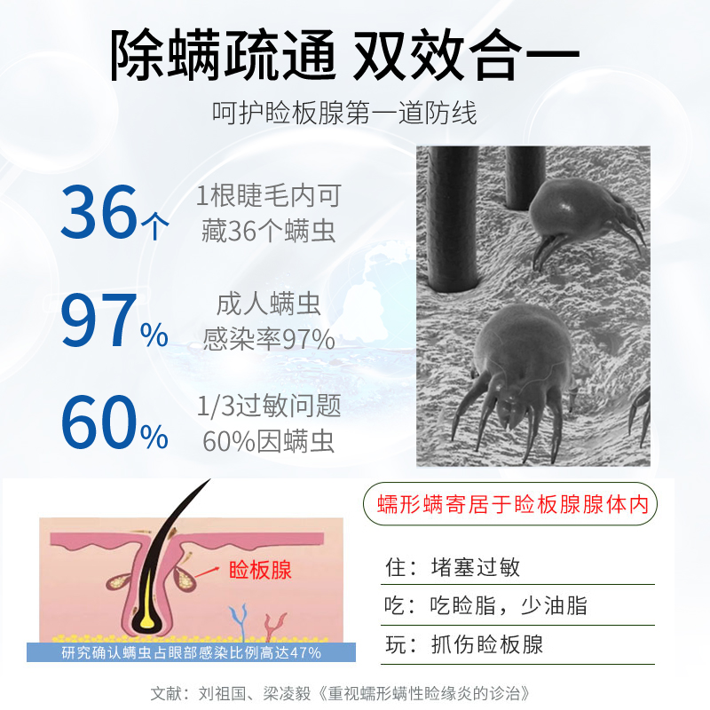 4松油醇除螨湿巾茶树精油眼贴眼部专用眼睑清洁眼干眼痒眼部疲劳