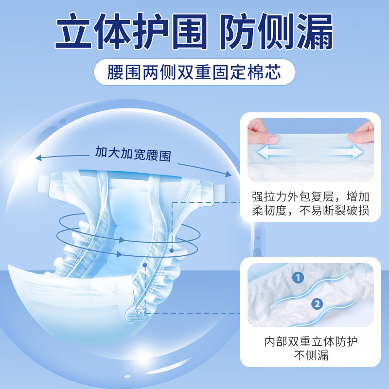 成人老人纸尿裤医用尿不湿男女专用产妇护理垫粘贴式加厚款拉拉裤,淘宝优惠券,粉丝福利购,淘宝优惠卷