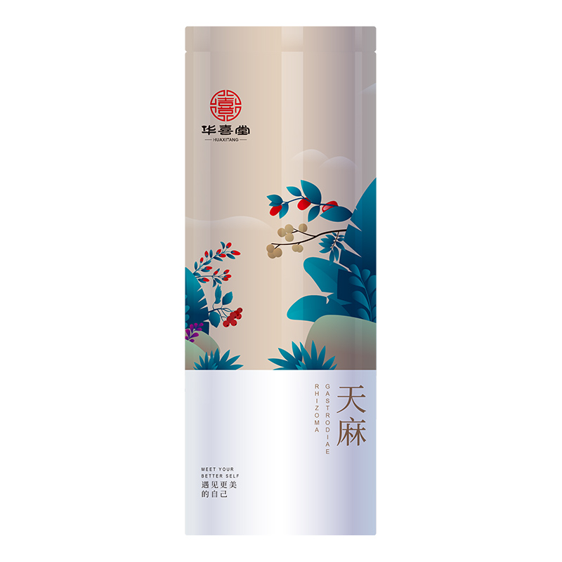 阿里健康大药房华喜堂天麻切片80g/瓶非野生云南昭通干货可打天麻粉泡水滋补头疼0