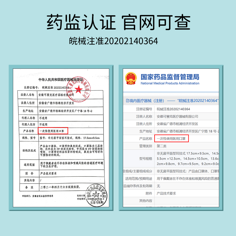 医用口罩3d立体一次性医疗正品旗舰店女高颜值夏薄款透气独立包装 - 图3