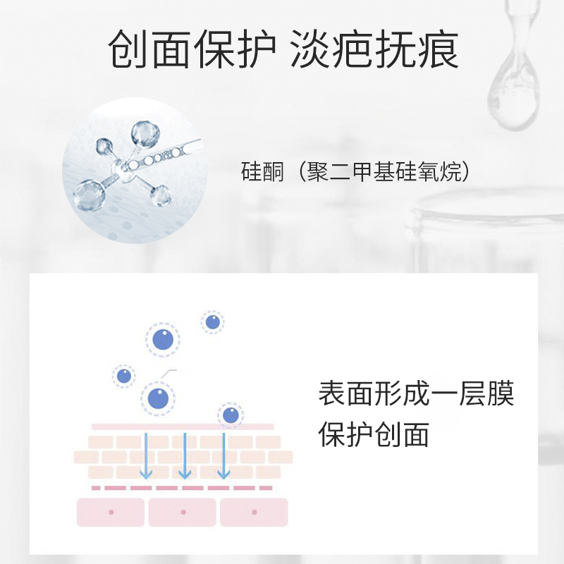 优创硅酮敷料喷雾疤痕修复烧烫伤外伤手术增生性疤痕医用祛疤喷剂-图1