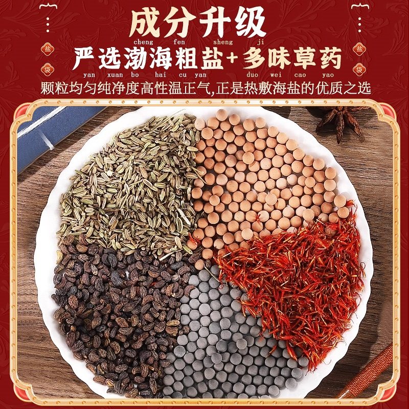 电加热盐袋海盐电热理疗袋子粗盐热敷包艾灸艾草肩颈椎腰带部盐包,淘宝优惠券,粉丝福利购,淘宝优惠卷