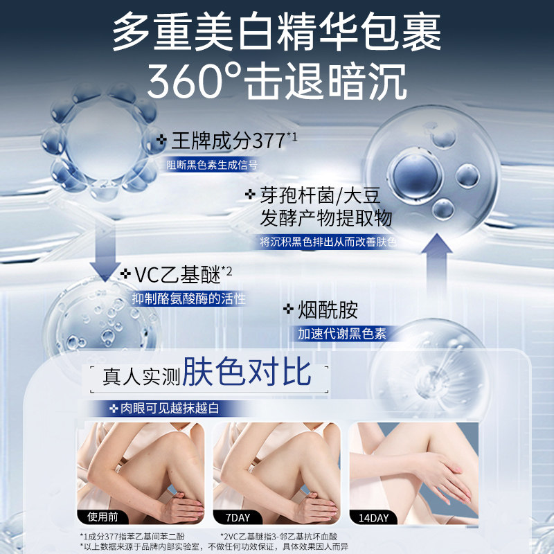377美白身体乳保湿滋润秋冬B5补水持久留香烟酰胺正品官方旗舰店