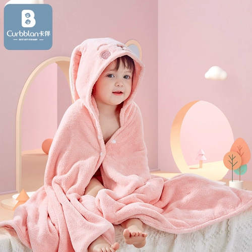 Детское банное полотенце, зимний плащ, средство детской гигиены подходит для мужчин и женщин, банный халат для девочек с капюшоном, увеличенная толщина, хорошо впитывает воду, подходит для подростков