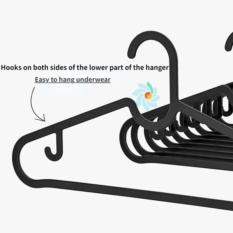 Plastic Hangers Clothes Hanger Laundry Racks Lightweight - 图1