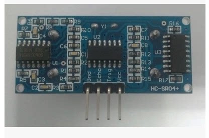 超声波测距模块 HC-SR04+升级版 宽电压3-5.5V范围 超声波传感器 - 图0