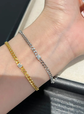 莫桑钻S925纯银古巴手链