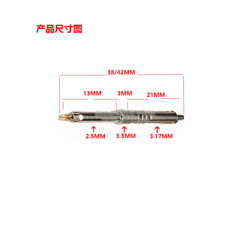 华荣华探针 PH-J/5J 三尖头  一体PCB测试针 3.2MM可伸缩弹簧顶针 - 图1