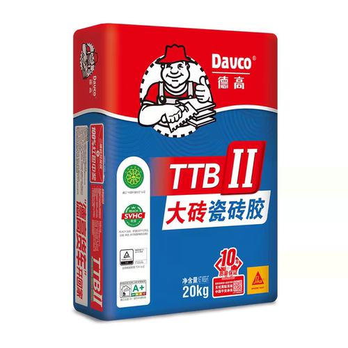 德高瓷砖胶二型强力粘合剂C1C2级贴墙砖地砖胶粉袋装瓷砖胶泥20kg - 图3