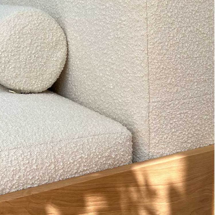 HITCHCOCK Sledge/雪橇沙发 橡木原木布艺多人位沙发客厅简约 - 图1