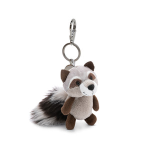 德国NICI 冬季系列浣熊北极狐菲拉兔海豹匙扣挂件毛绒玩具 10cm