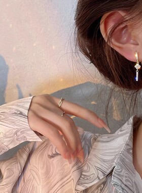 日常好搭配~小巧精致耳扣六件套耳钉2026年新款潮耳环秋冬耳饰女