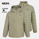NEPA new windproof warm jacket down jacket